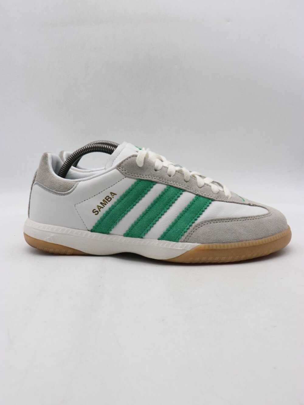 Adidas Samba Millennium Men's Size 9.5 Cloud White Green Gum Sneaker ID3922
